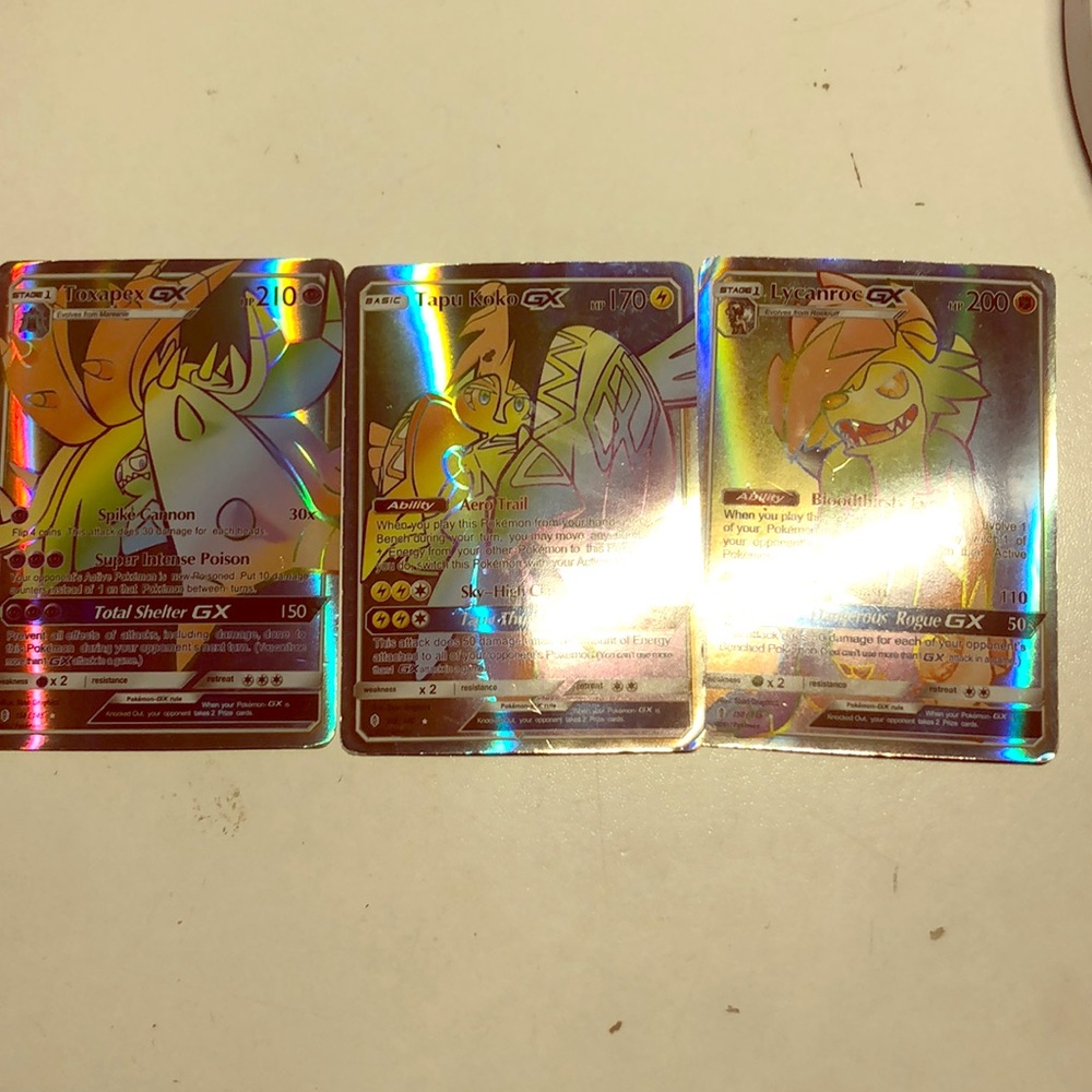 Rare Pokémon cards